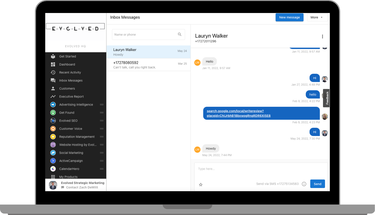 Chat & Text tool for Small Businesses